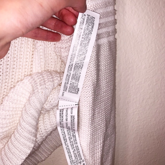 Lara Knit Ivory White Long Sleeve Knit Sweater - Picture 5 of 8